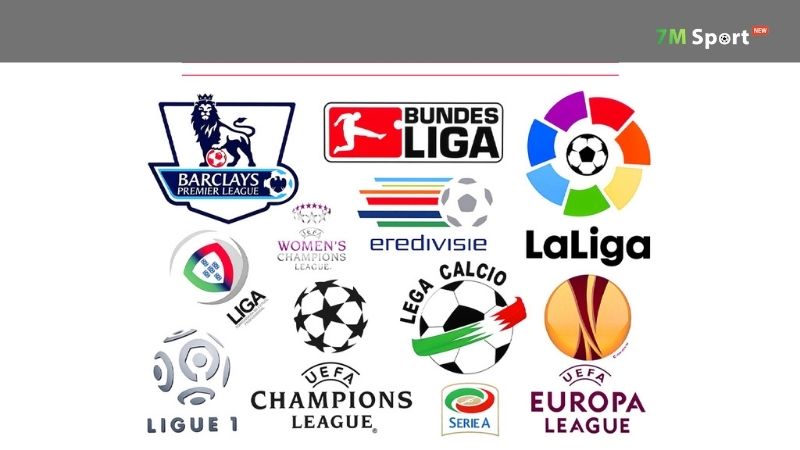 7M cung cấp BXH của nhiều giải đấu